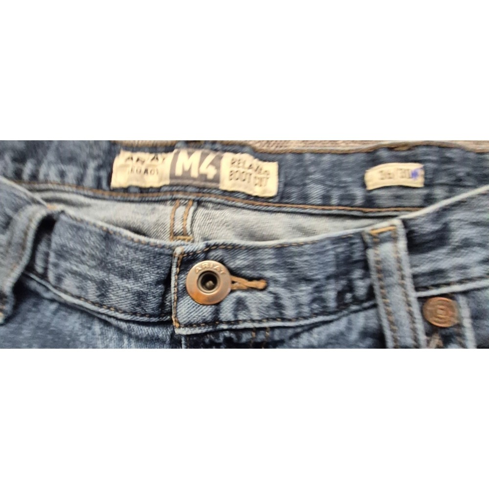 Ariat M4 Legacy Relaxed Bootcut Jeans Men's 36x30 Blue Denim Workwear Western - Picture 8 of 16